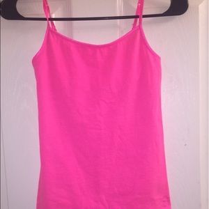 Hot pink cami from Justice.